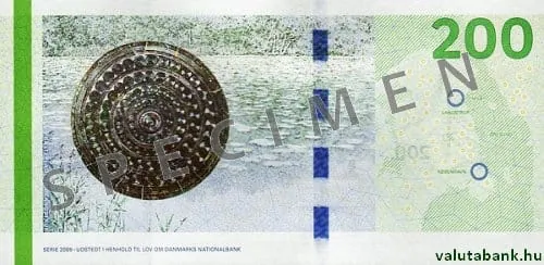 200 kr bankjegy hátlap