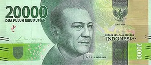 20000 Rp bankjegy