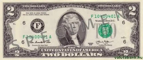 2 $ bankjegy